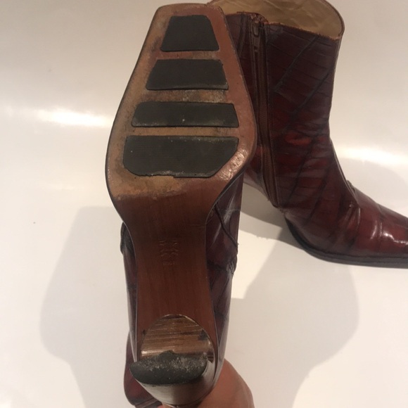 Leather Croco boots - Picture 7 of 10